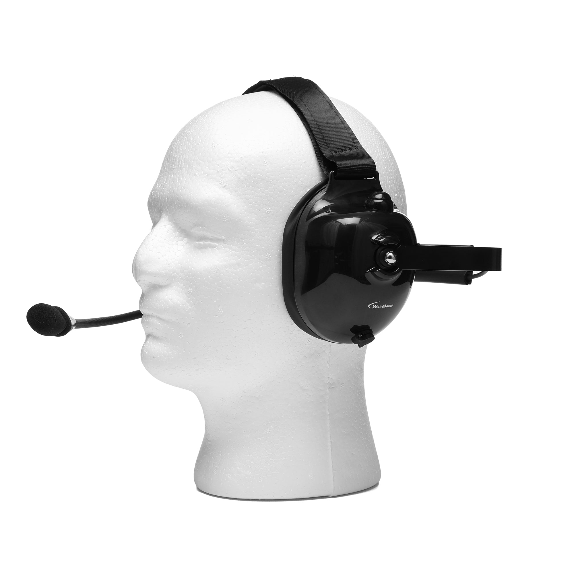 Dual Muff Headset for Kenwood NX-1200 & NX-1300 Radio