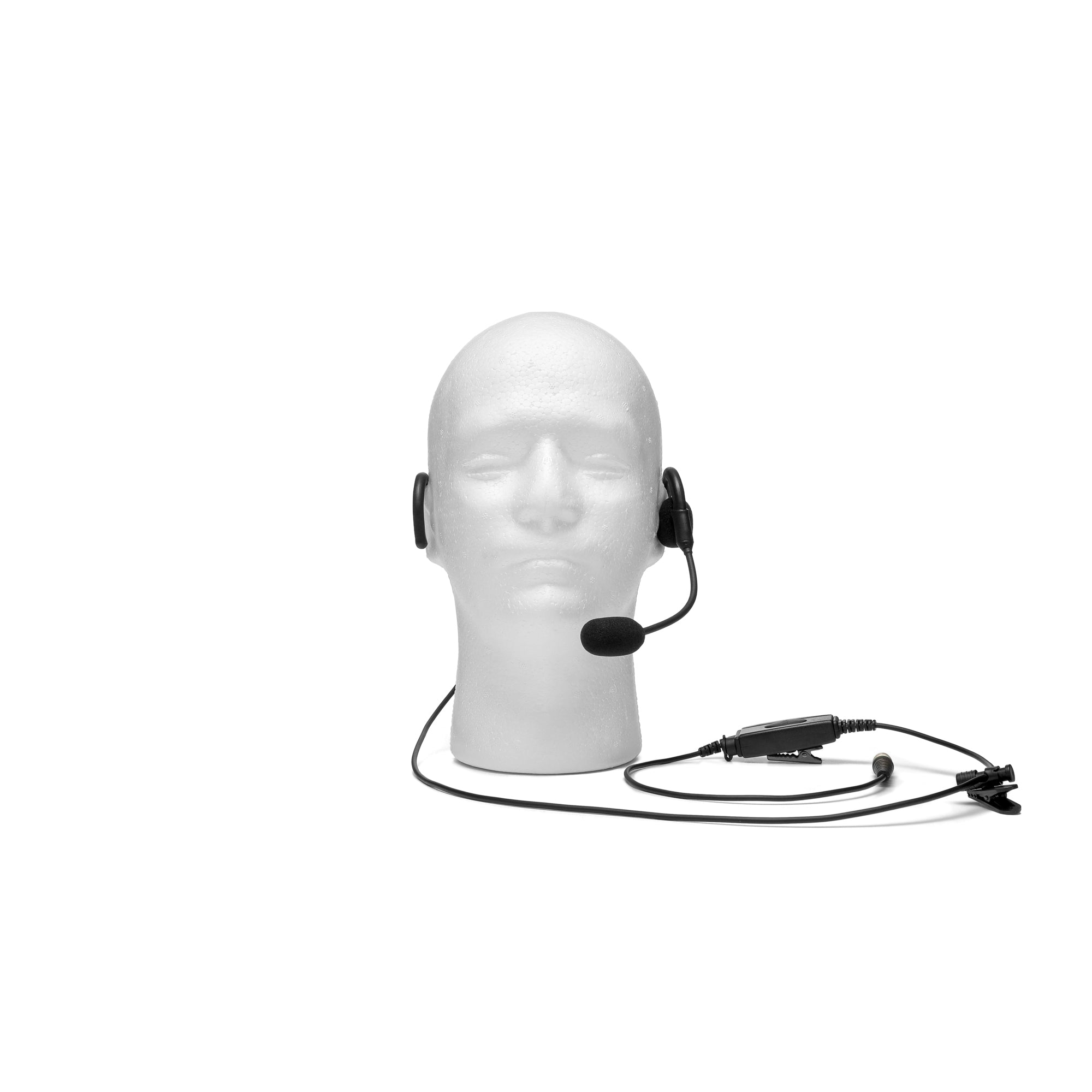 Lightweight Behind-the-Head Headset for Harris XL-95P - Hirose Version (Requires Adapter)