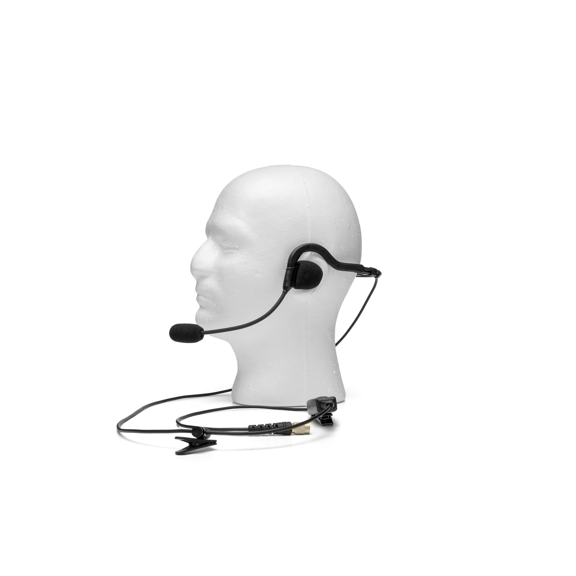 Lightweight Behind-the-Head Headset for Harris P7100, P5100 Series Radios